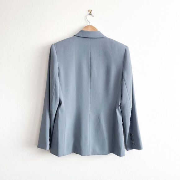 Devonshire Cream DC Womens Tailored Blazer Career Jacket Ocean Blue Size 6 - Picture 2 of 8